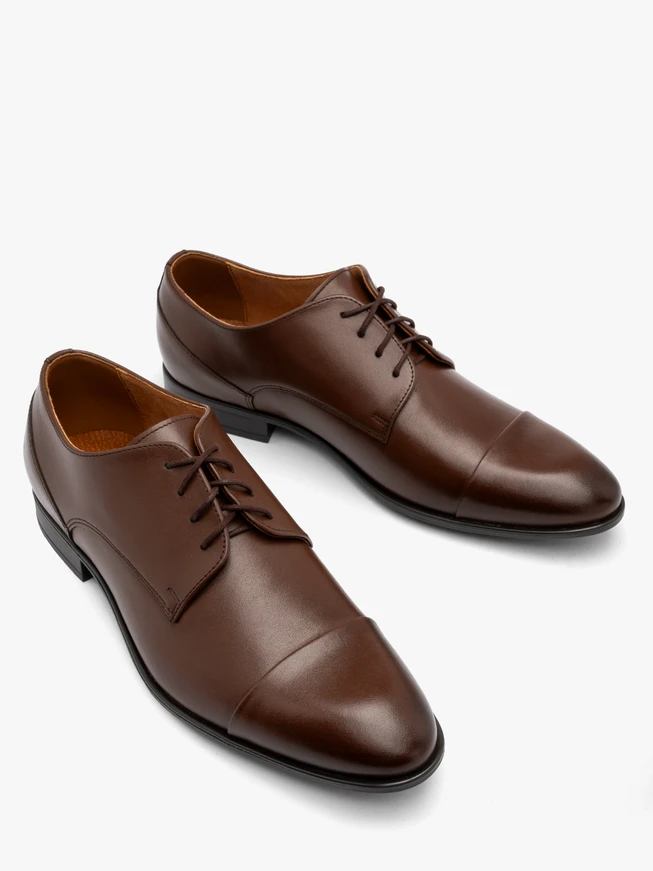 Braune Herrenhalbschuhe