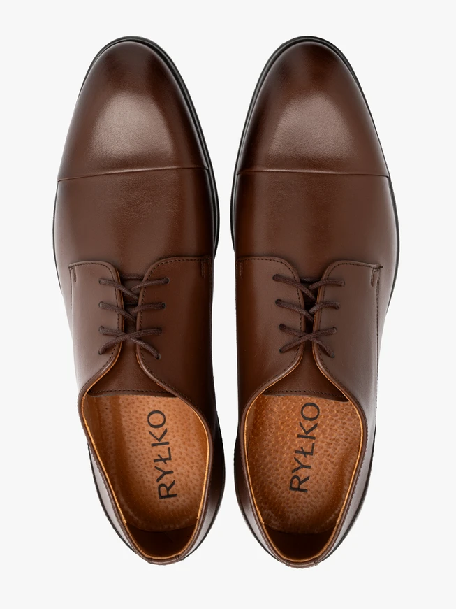 Braune Herrenhalbschuhe