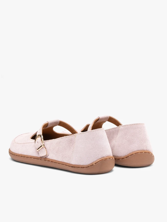 Pink barefoot ballerinas