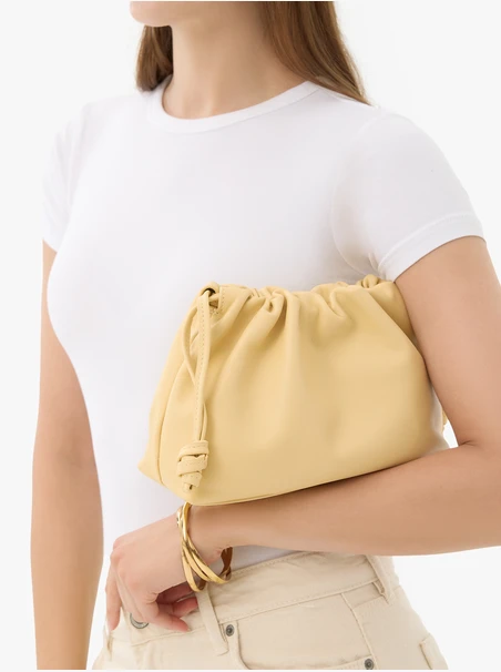 Bright yellow small handbag bag
