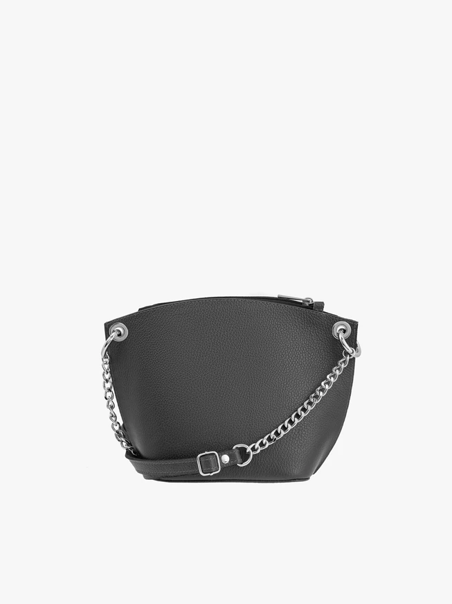 Dark gray handbag