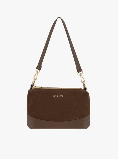 Ryłko Light Brown Leather &amp; Suede Bag