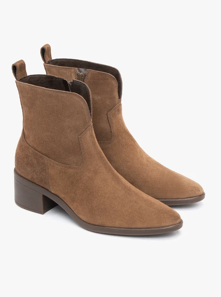 Brown cowboy boots