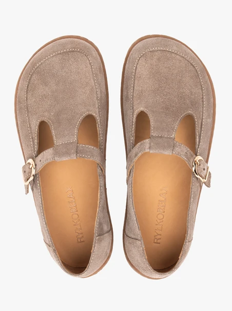 Szare baleriny barefoot