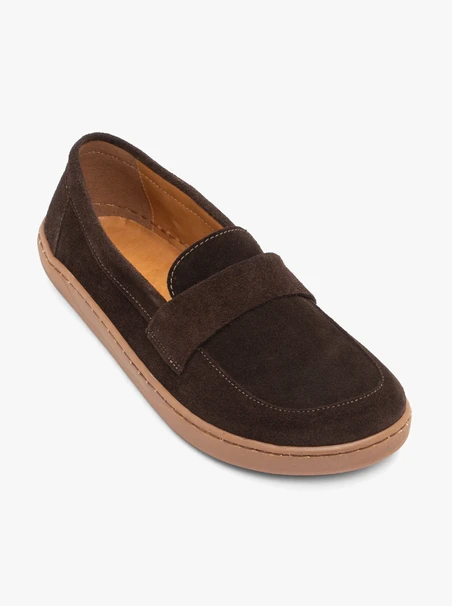 Brązowe mokasyny barefoot
