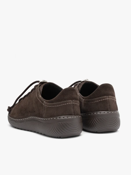 Dark brown sports half shoes