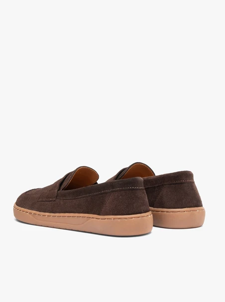 Brązowe mokasyny barefoot
