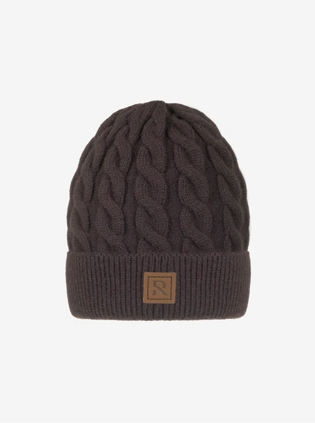Brown hat and scarf set