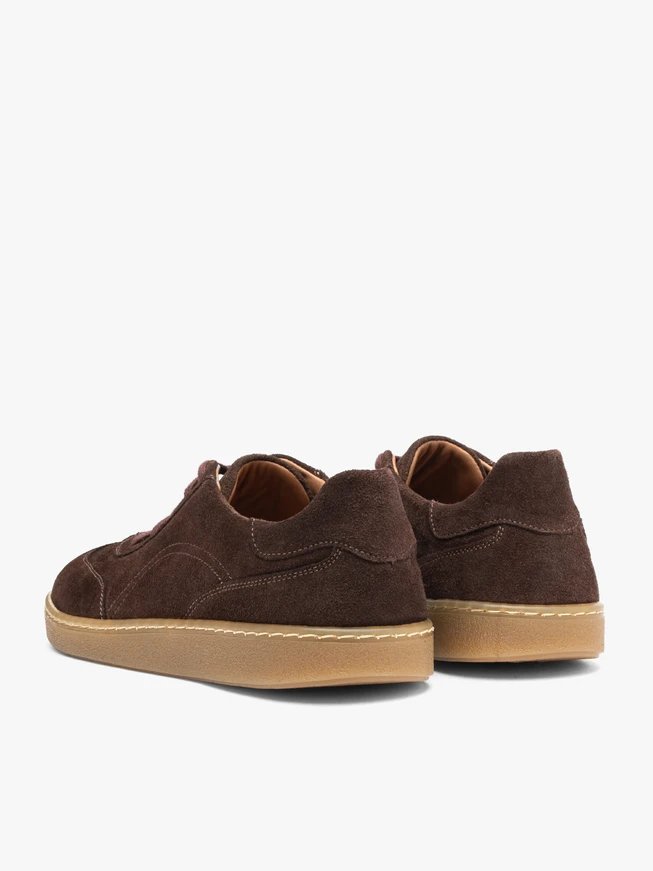 Dunkelbraune Barfuß-Halbschuhe