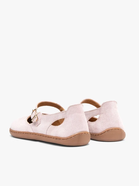 Pink Barefoot Ballet Flats Relax Suede