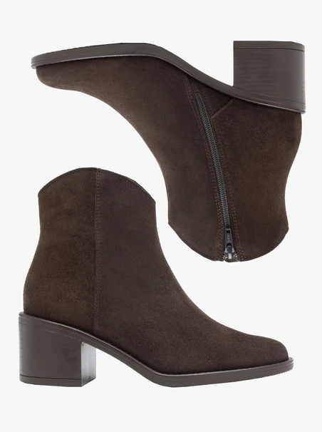 Dark brown cowboy boots