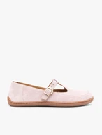 Pink barefoot ballerinas