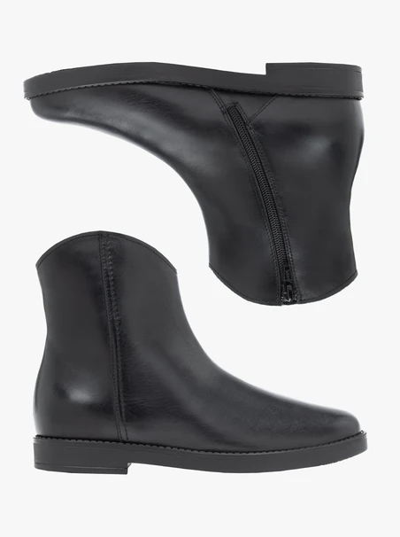Schwarze Cowboystiefel aus Leder