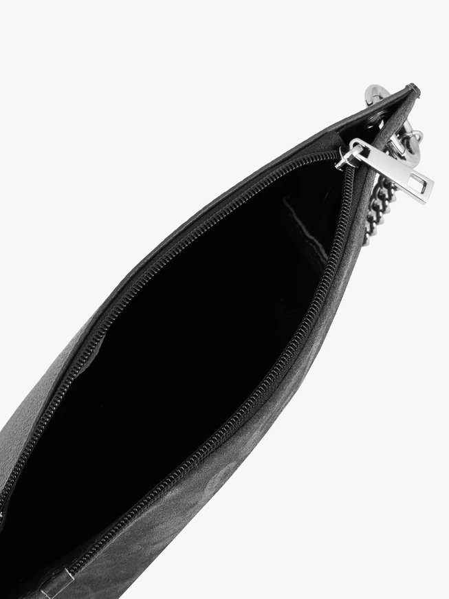Dark gray handbag