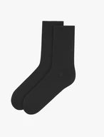 Black cotton socks