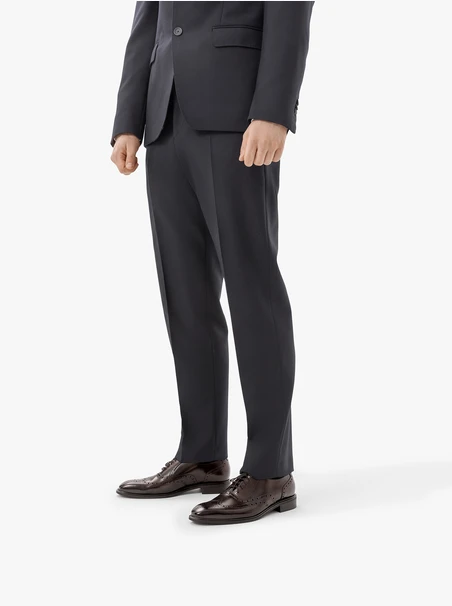 Ciemnobrązowe eleganckie półbuty