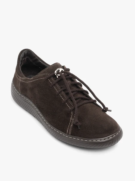 Dark brown sports half shoes