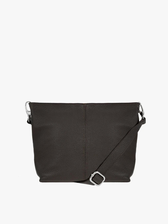 Ryłko Dark Brown Leather Shoulder Bag