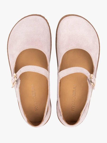 Pink Barefoot Ballet Flats Relax Suede