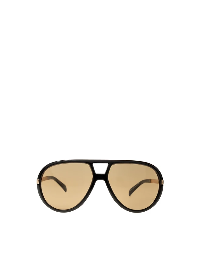 Unisex aviator glasses black