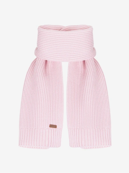 Light pink hat and scarf set