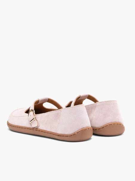 Pink barefoot ballerinas