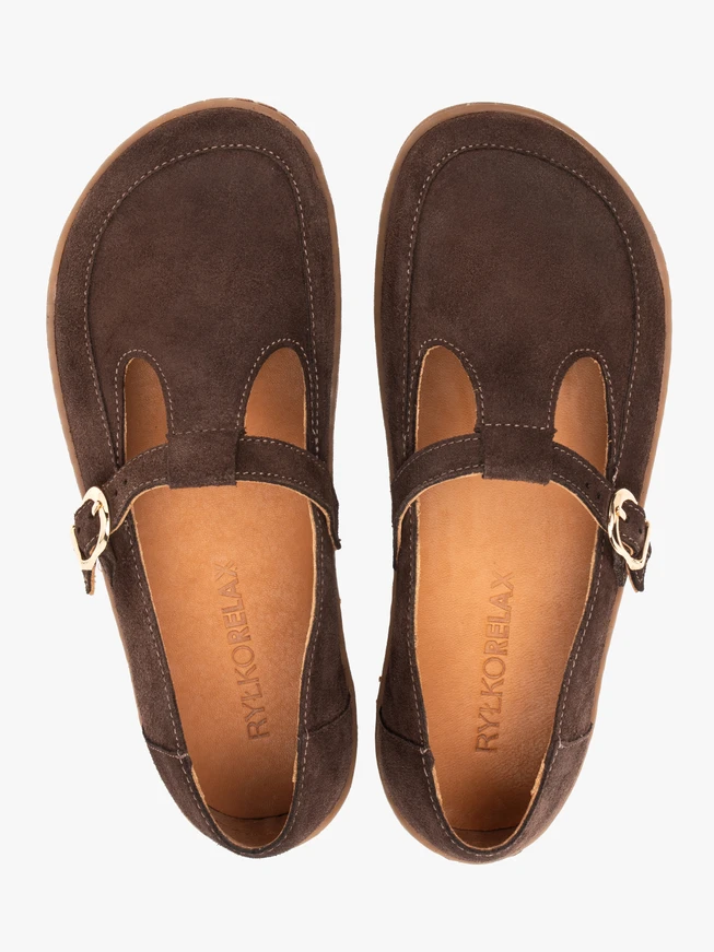 Olive barefoot ballerinas