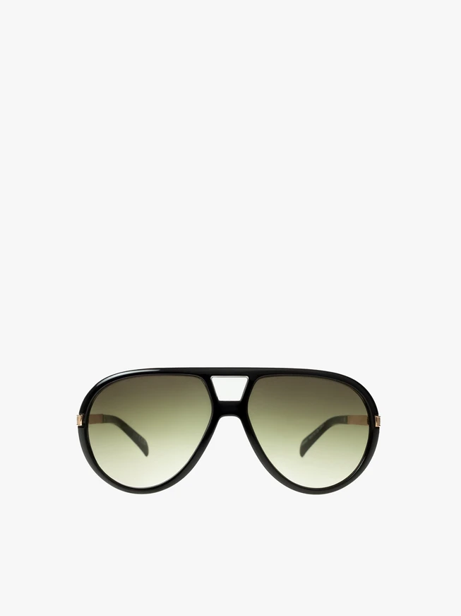 Czarne okulary unisex aviator