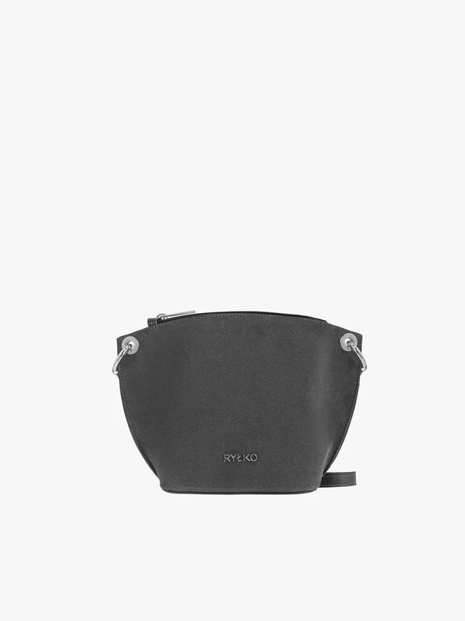 Dark gray handbag