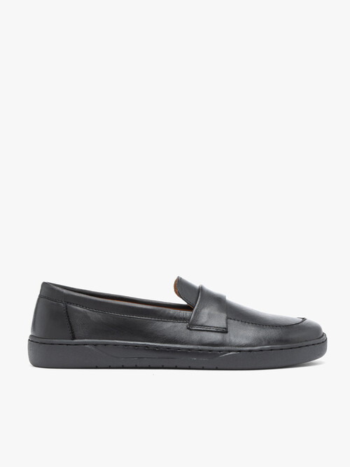 Czarne mokasyny barefoot