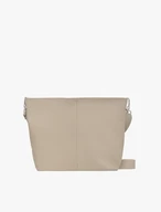 Dark beige grain leather handbag