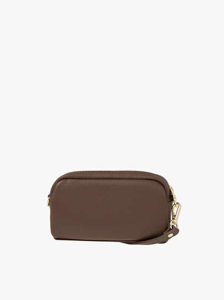Ryłko Light Brown Small Leather &amp; Suede Bag