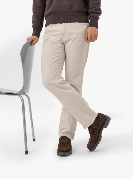 Ciemnobrązowe półbuty boat shoes