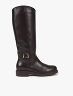 Dark brown riding boots
