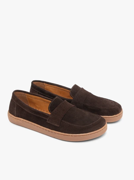 Brązowe mokasyny barefoot