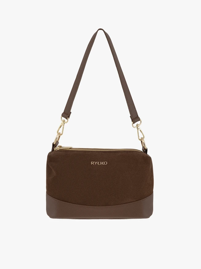 Ryłko Light Brown Leather &amp; Suede Bag