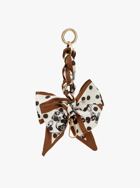 Key ring with a bow