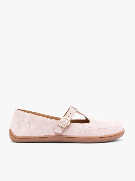 Pink barefoot ballerinas