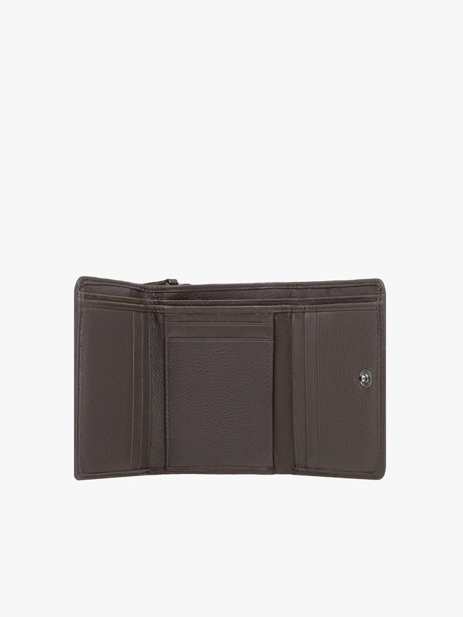 Portemonnaie aus braunem Leder