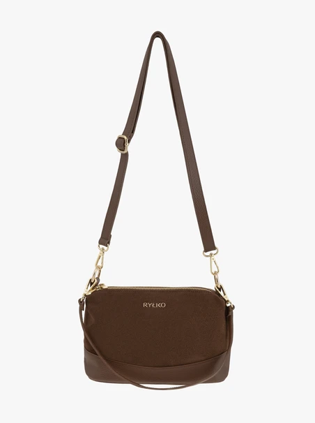 Ryłko Light Brown Leather &amp; Suede Bag