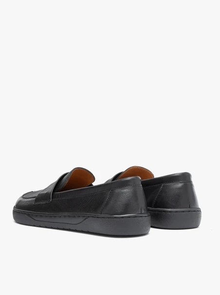 Czarne mokasyny barefoot