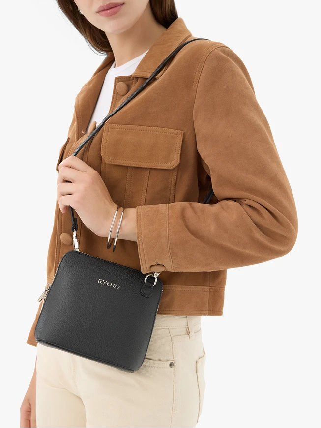 Small black handbag