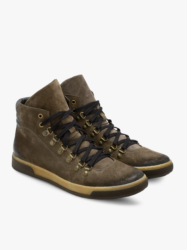 Herrenstiefel aus Velours