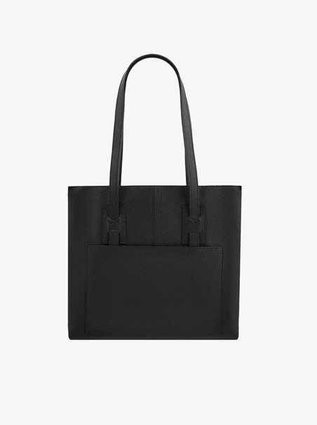 Schwarze große Shopper-Tasche