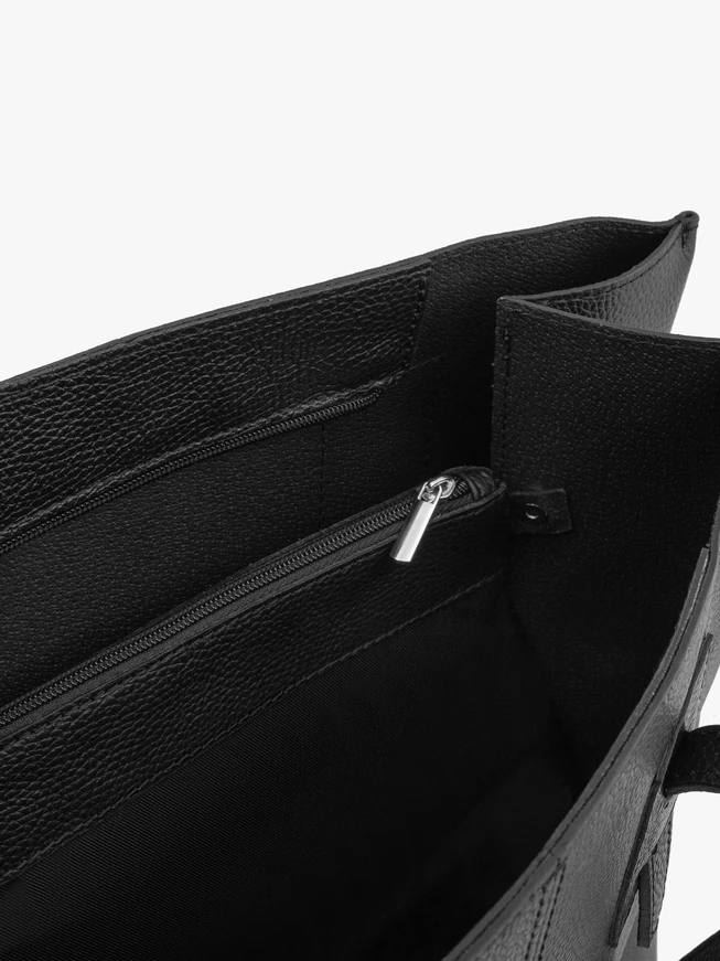 Large black shopper bag