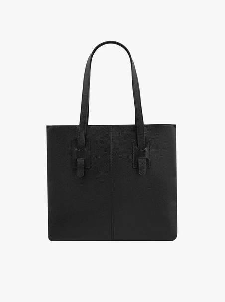 Schwarze große Shopper-Tasche