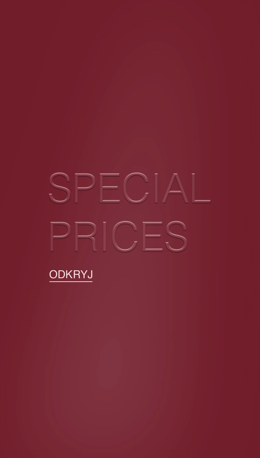 SPECIAL PRICES ONA