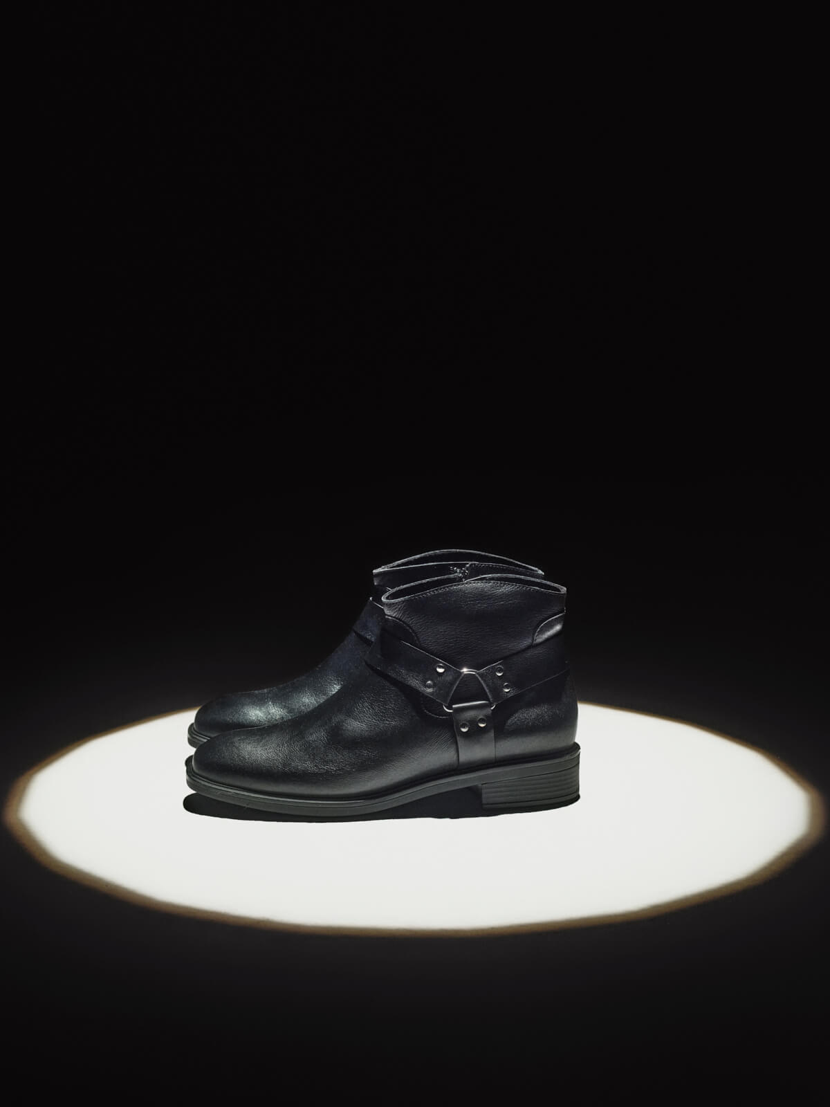 Czarne botki biker boots Ryłko